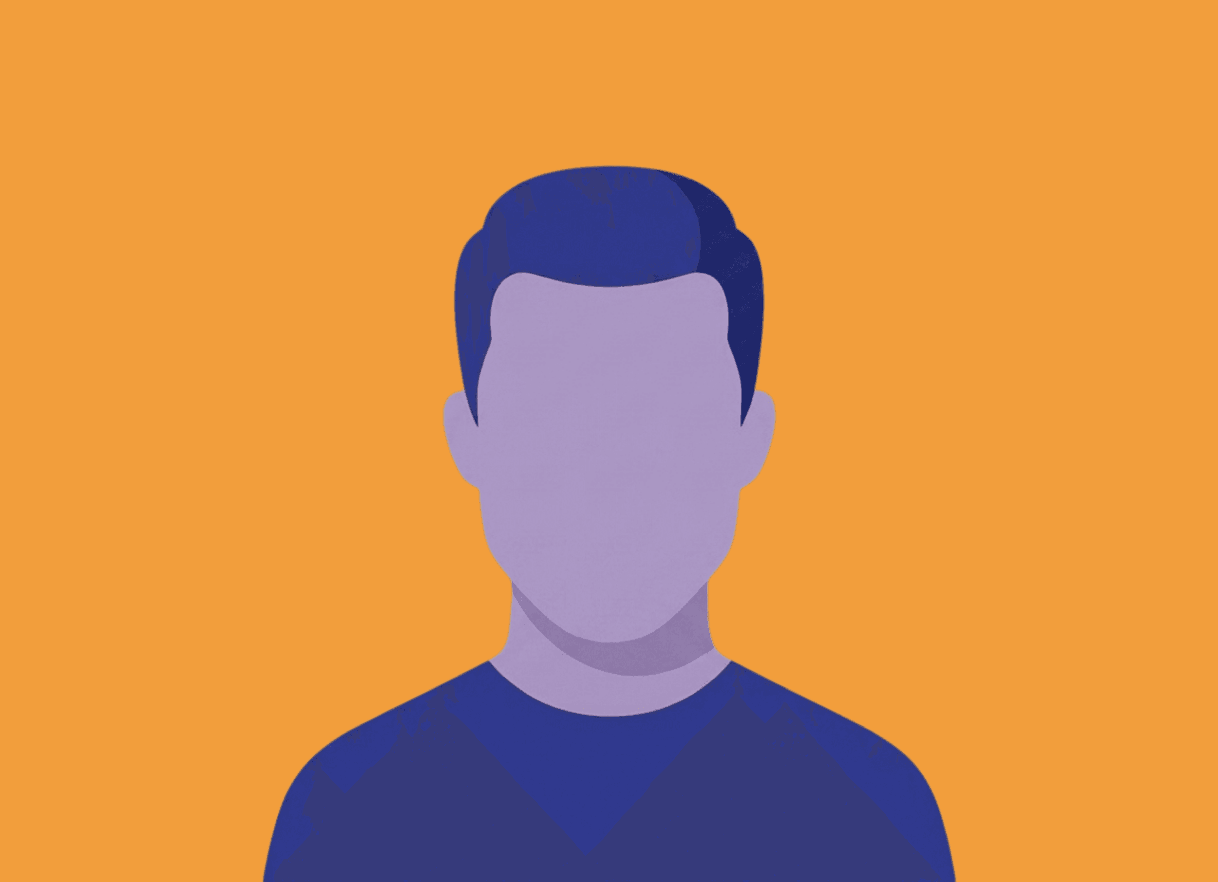 illustration of anonymous male silhouette